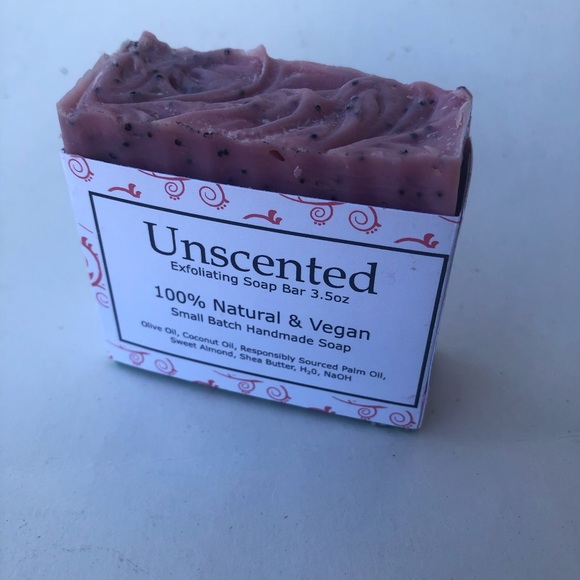 🧼Natural Vegan unscented 3.5 Oz exfoliating soap - Picture 4 of 9
